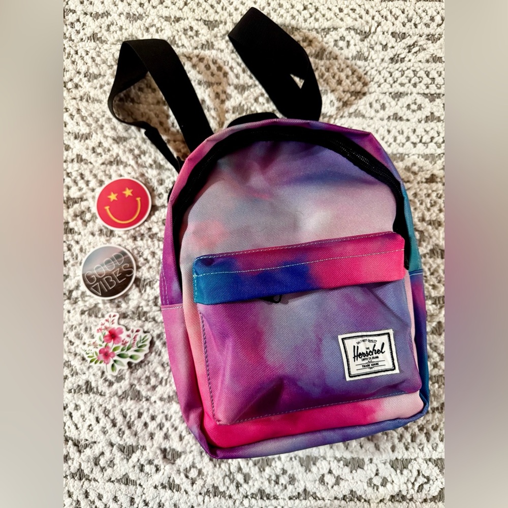 Herschel Supply Co. Classic Mini Backpack in Cloudburst Neon ☀️⭐️